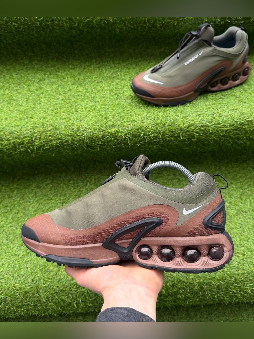 Nike Air Max DN Roam Cargo Khaki/Fauna Brown (Sample) Men’s Shoes - Picture 3 of 6